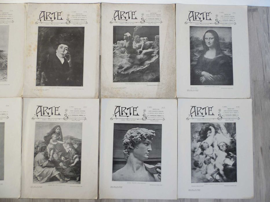 25 exemplares da revista Arte - Archivo de Obras de Arte ('1905-'1912)