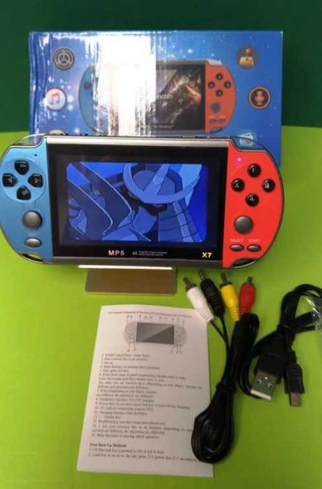 Игровая приставка X7 плюс беспроводная с встроенными играми консоль