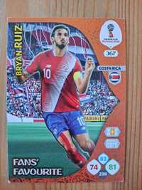 Bryan Ruiz Panini FIFA World Cup Russia 2018.Fan's  367