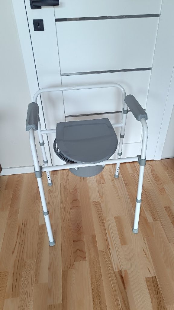 Krzesło toaletowe WC dla seniora stabilne