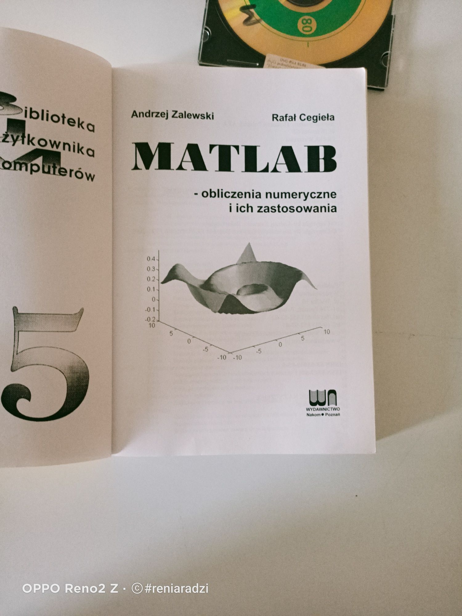 Matlab. Obliczania numeryczne i ich zastosowanie, A. Zalewski,