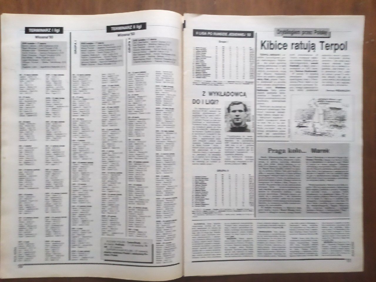 Skarb kibica liga polska wiosna 1993