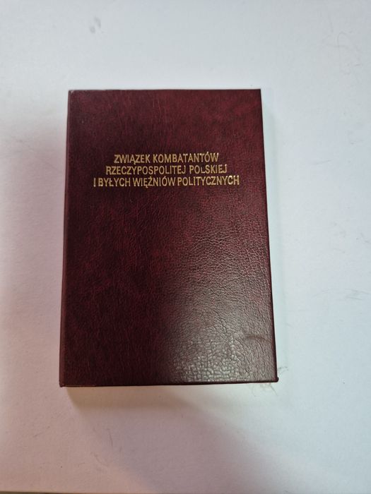Legitymacja kombatantów i byłych więźniów politycznych