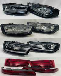 Фара оптика фари Audi Q7 4m xenon Ауди ку7 matrix full led tradein бу