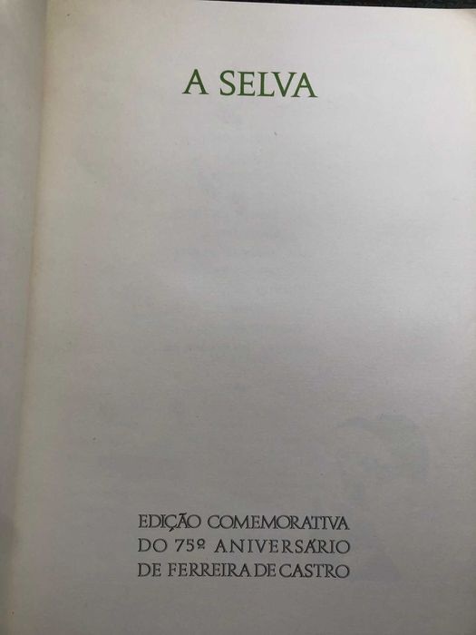 A Selva - Ferrreira de Castro  - Júlio Pomar