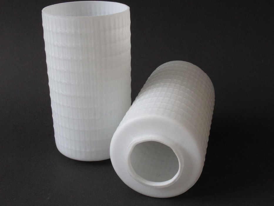 Klosze białe, mleczne, PRL