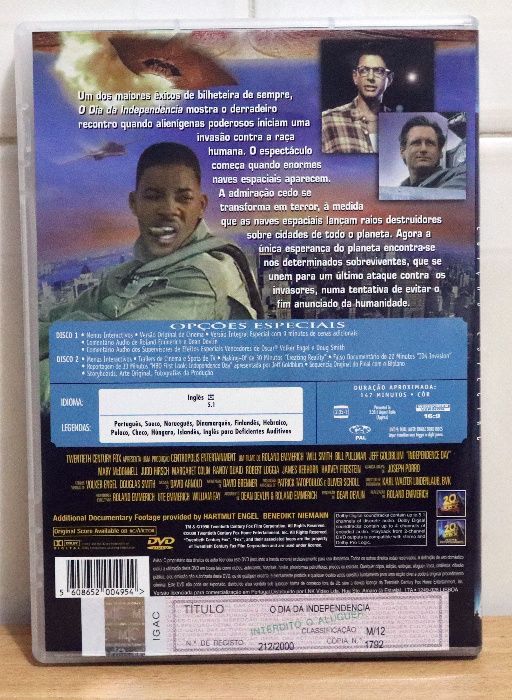 O Dia Da Independência: Edição Especial (1996) [2 DVD]