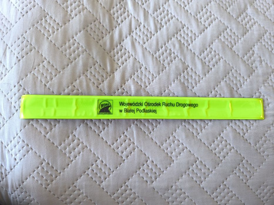 Opaska odblaskowa na rękę WORD Biała Podlaska