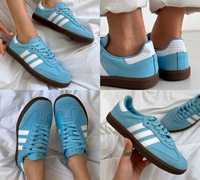 Жіночі кросівки Adidas Samba Argentina Blue 36-41 адідас самба
