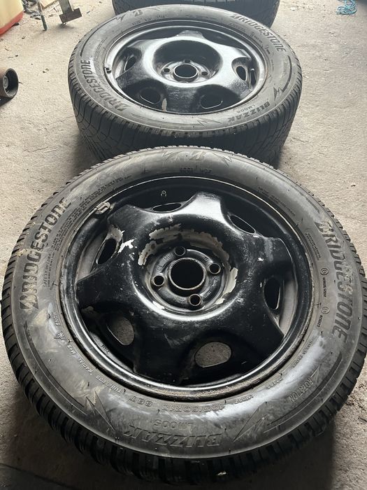 Felgi 15 4x100  od opel astry g +opony zimowe