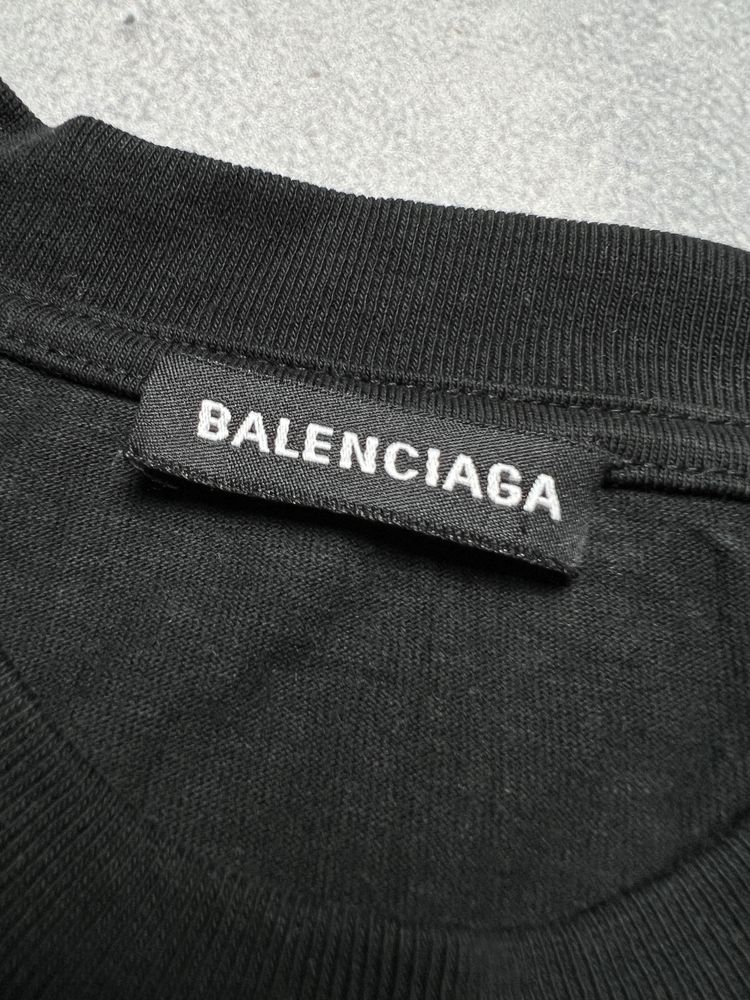 Balenciaga Paris tee Big logo Koszulka