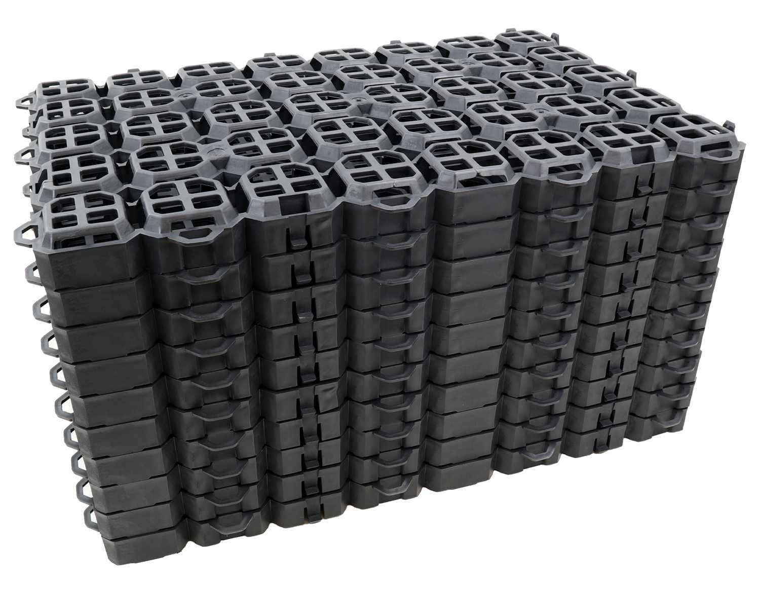 Kratka EKOKRATKA PARKINGOWA Trawnikowa Płyta Ażurowa 57x38x4cm Czarna