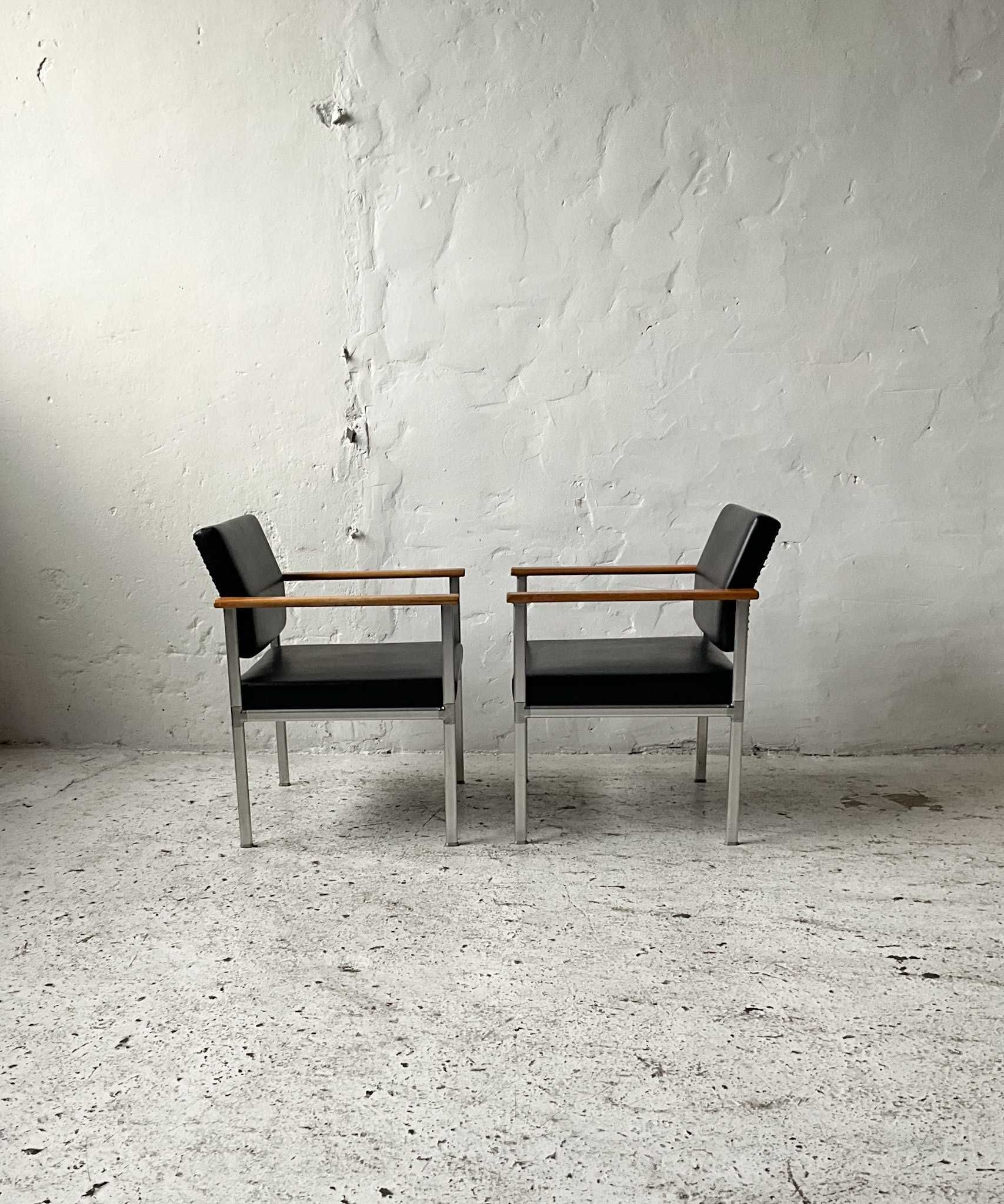 Lubke fotele konferencyjne lata 60 70 vintage design