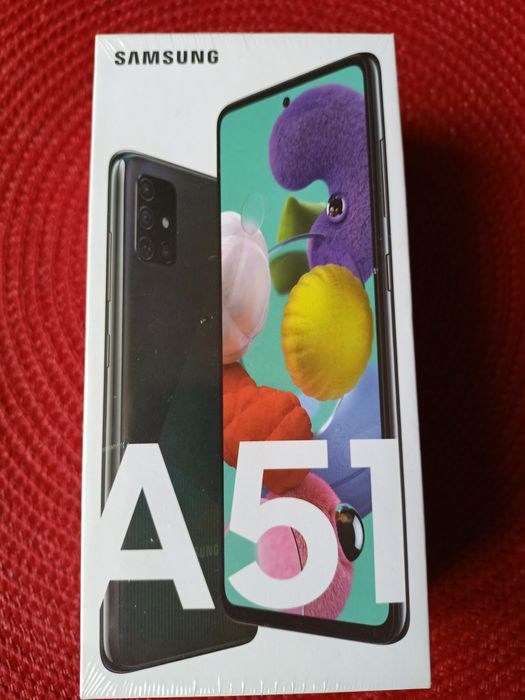 Telefon  nowy, Samsung Galaxy A51, czarny, 128 GB, SM-A515F/DSN