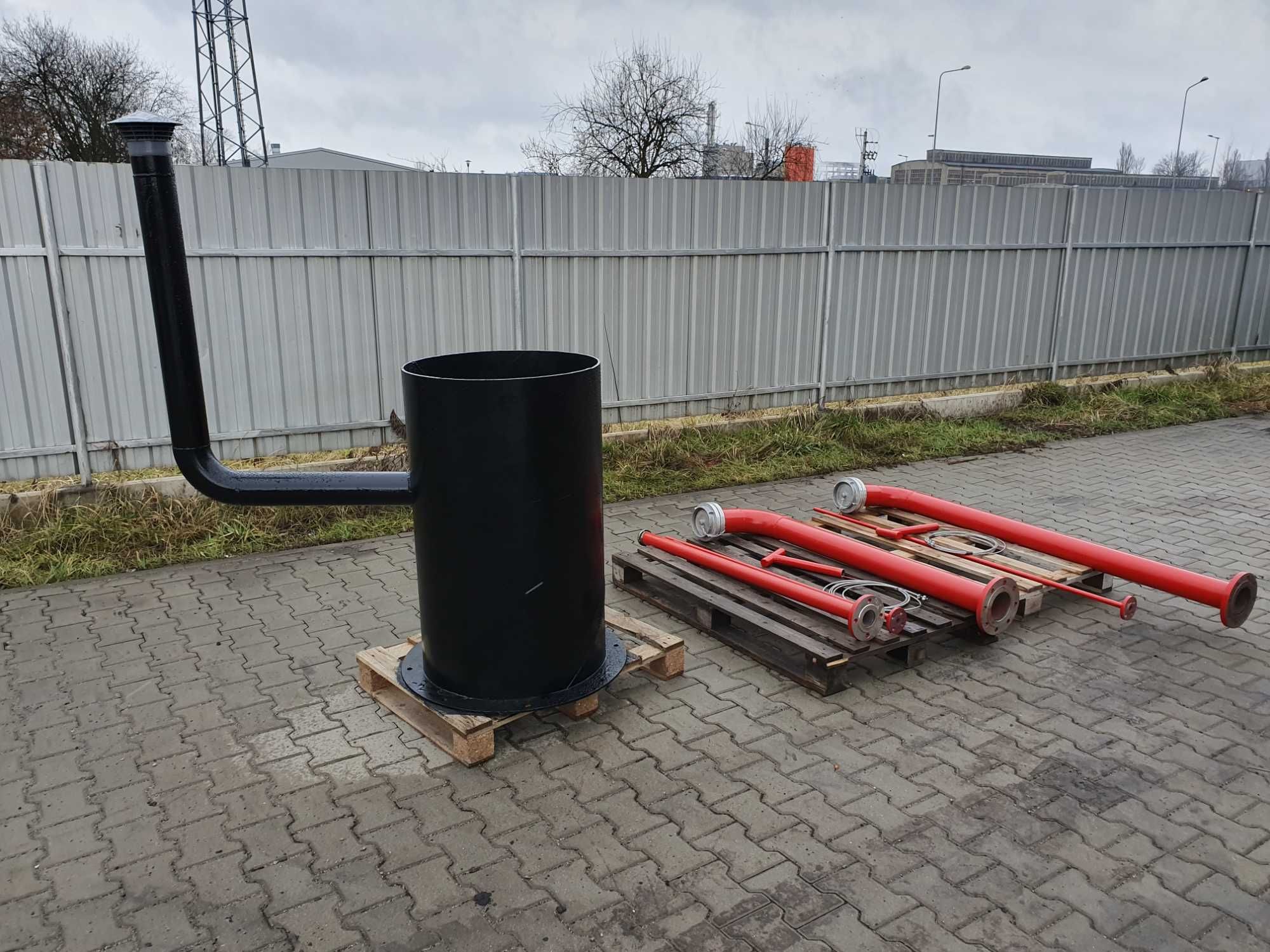 stalowy podziemny zbiornik PPOŻ 100 m3 gotowy do montażu z dokumentami