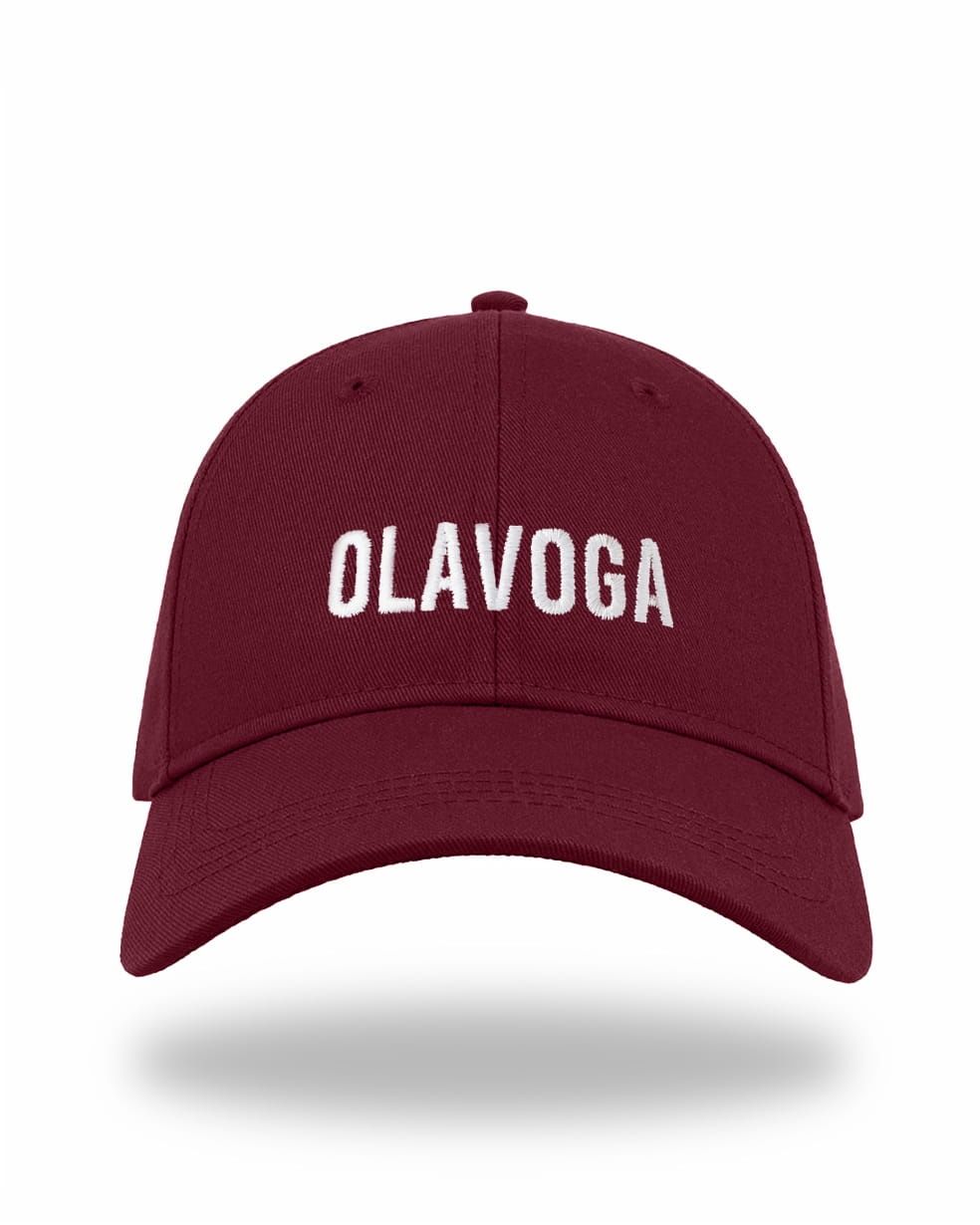 Nowa czapka z daszkiem OLAVOGA uni bordo metki