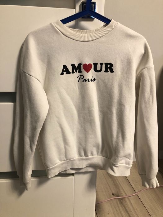 Bluza biała reserved 152 dziewczynka