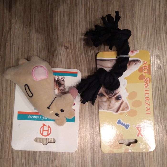 Zabawki dla york, chihuahua, maltańczyk maskotka, sznurek, nowe