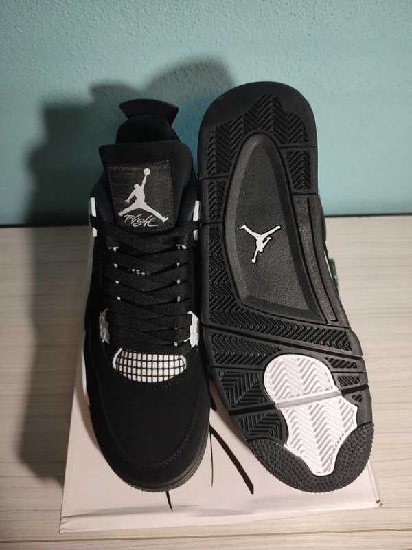 "Buty męskie Trampki" Nike Jordan 4 czarny FQ8138 r.43
