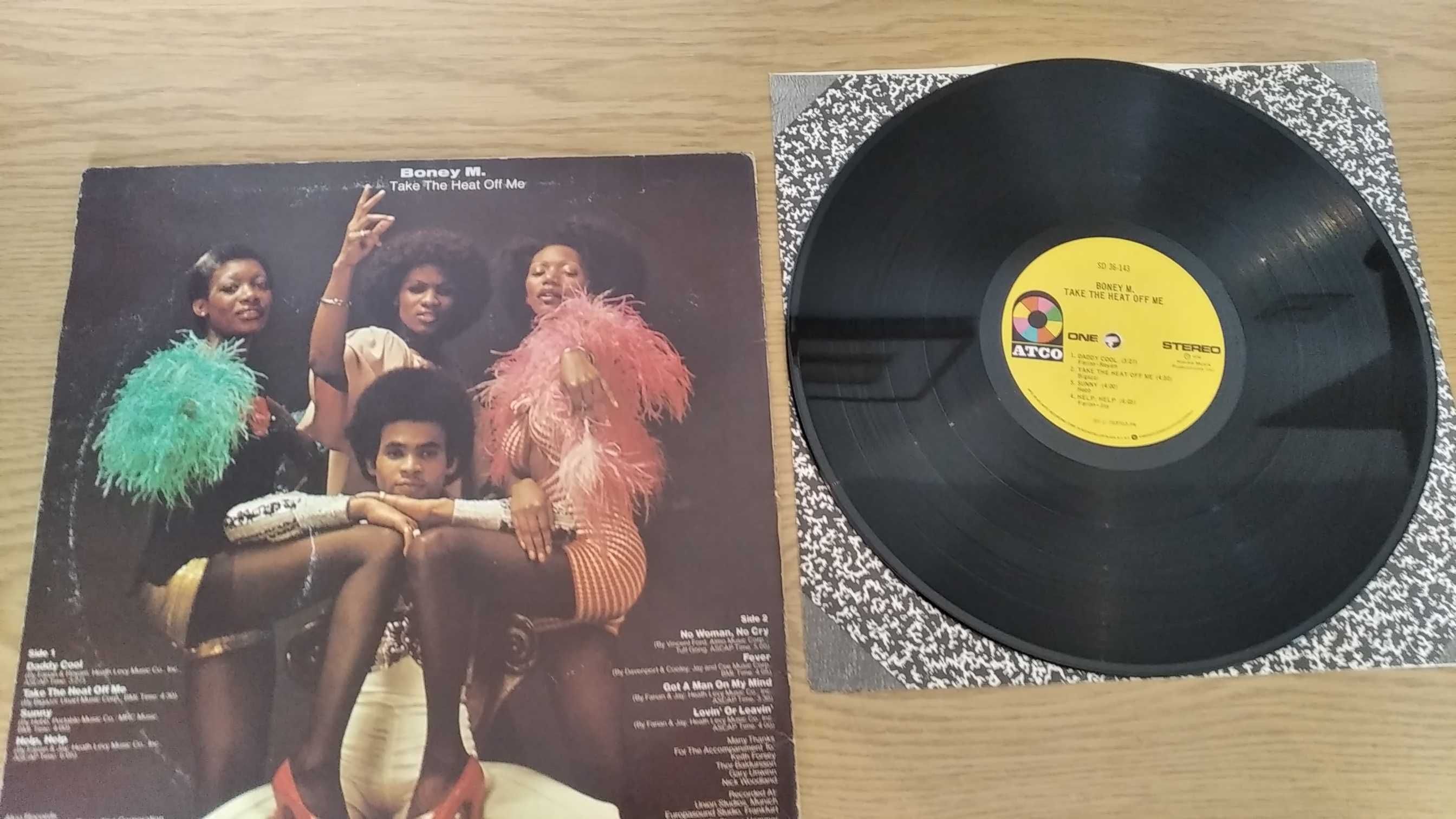 Winyl Boney M. Take the heat off me wer. USA EX fajny stan