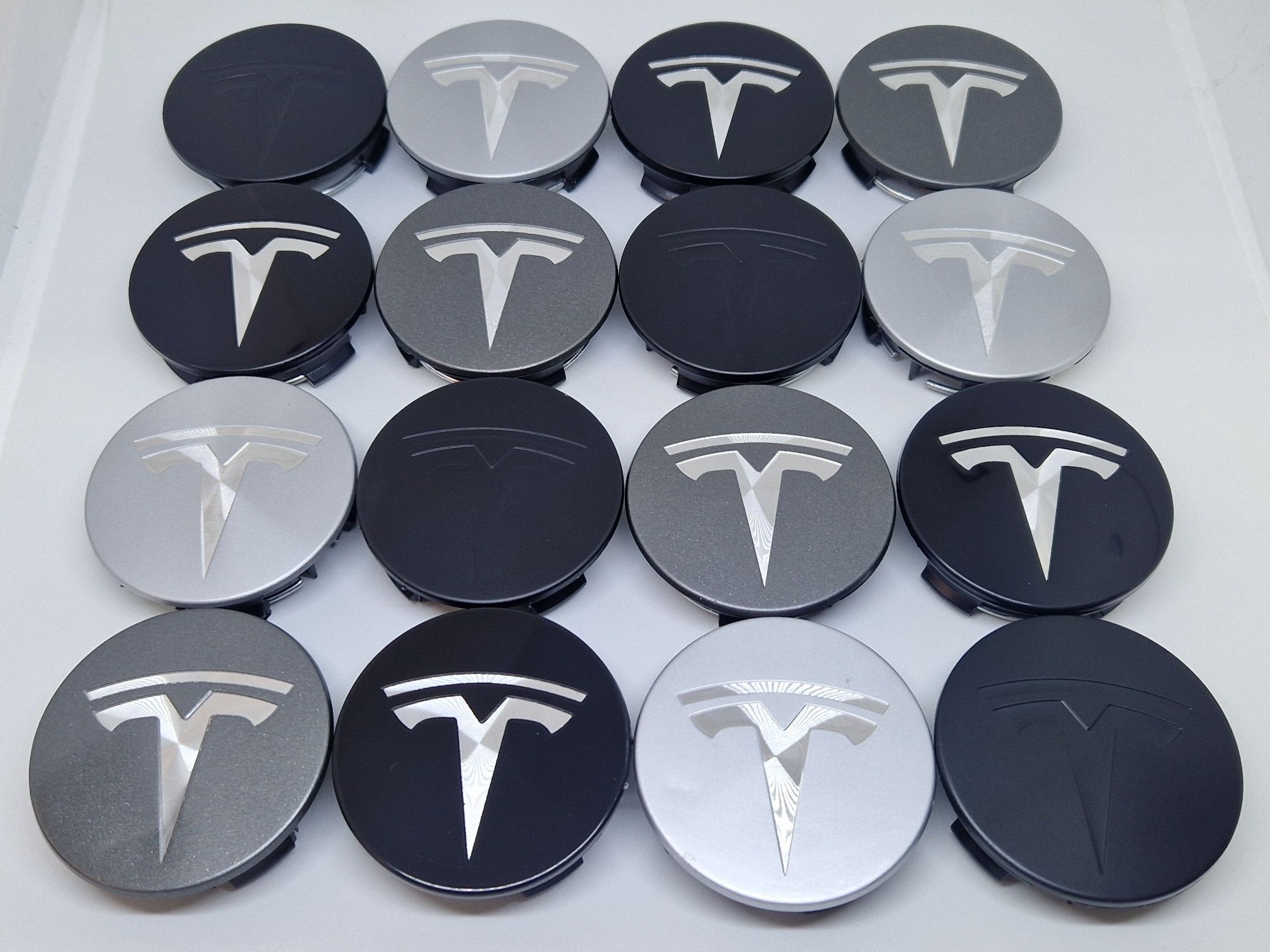 Ковпачки TESLA/Заглушки Тесла/Ковпачки на оригінальні диски Tesla Logo
