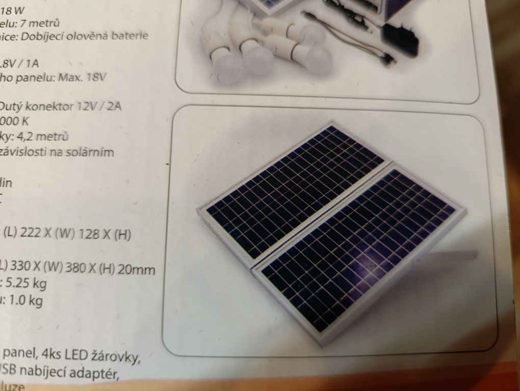 Nowy zestaw solarny Technaxx 18W TX 200