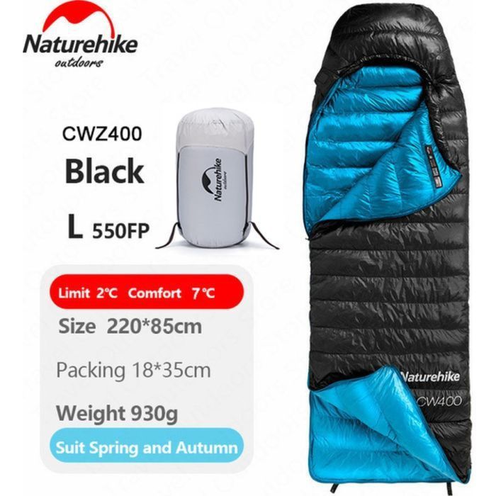 Naturehike CW400 M Пуховий спальник найнижча  ціна