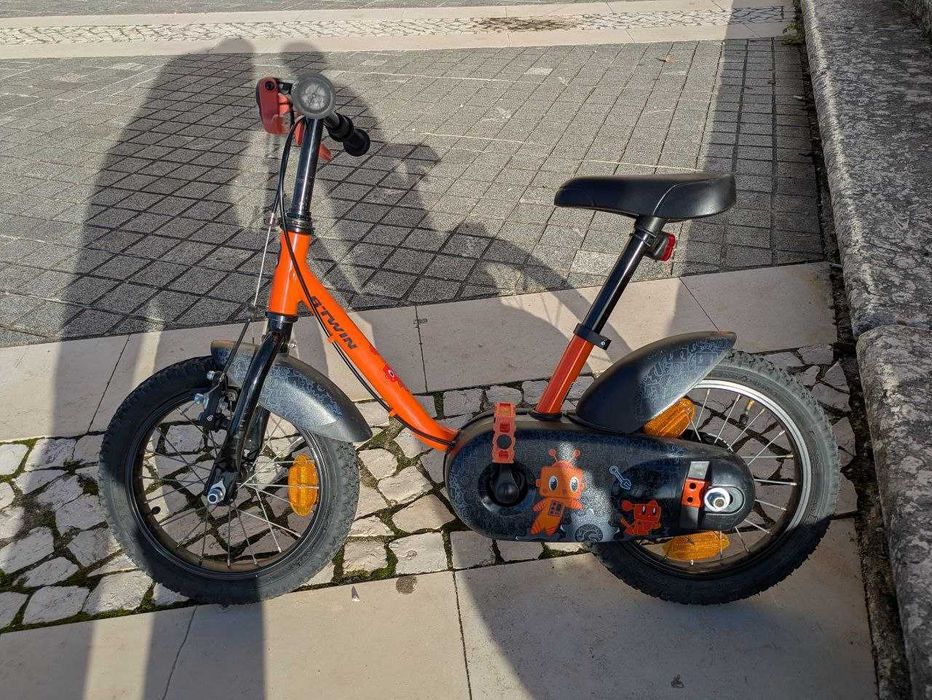 Bicicleta criança Decathlon 500 Robot Rodas 14