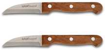 2X Nóż Kuchenny Do Obierania Warzyw Owoców Mały Nożyk Obierak 17 Cm