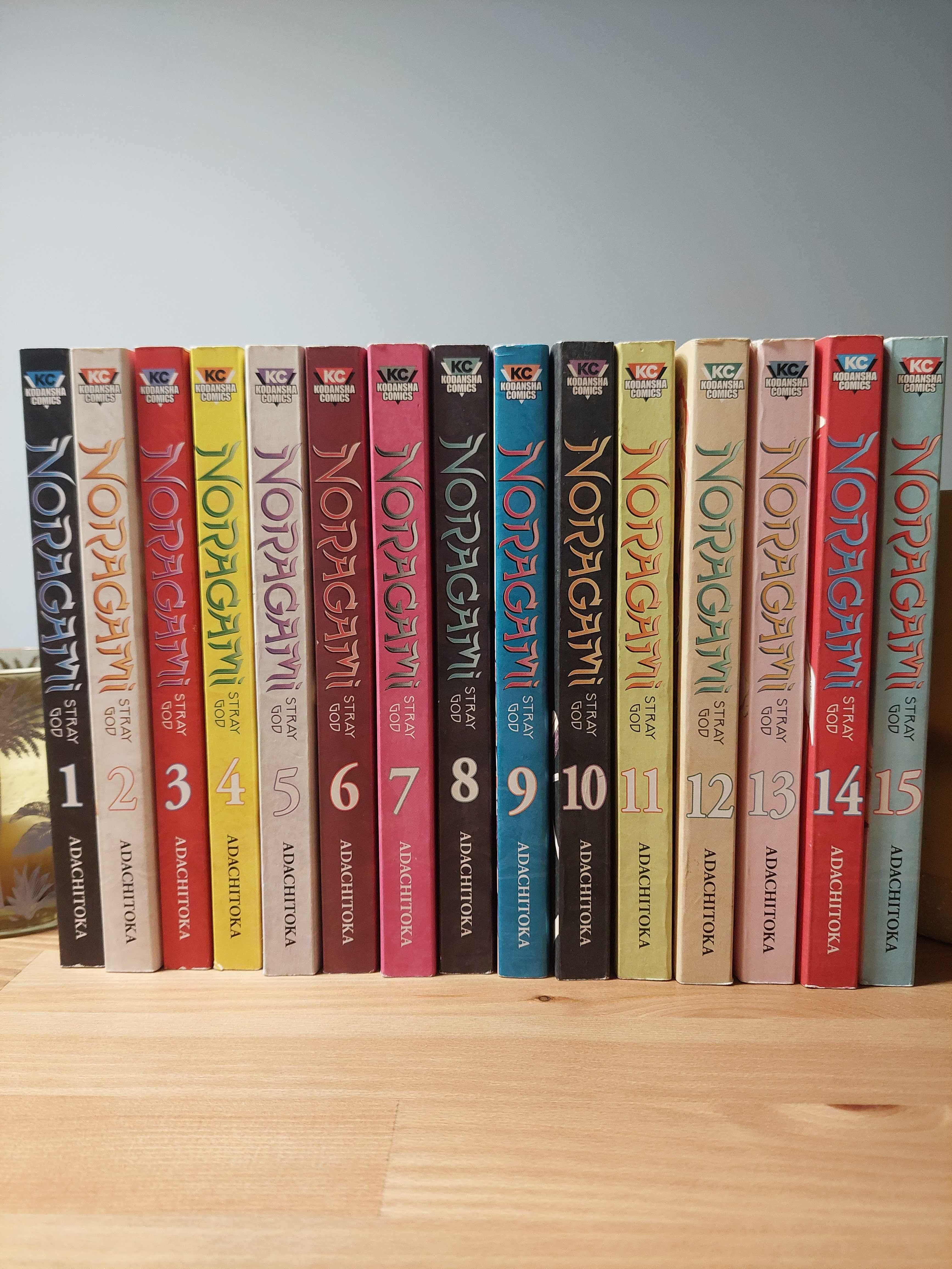 Noragami, vols. 1-15