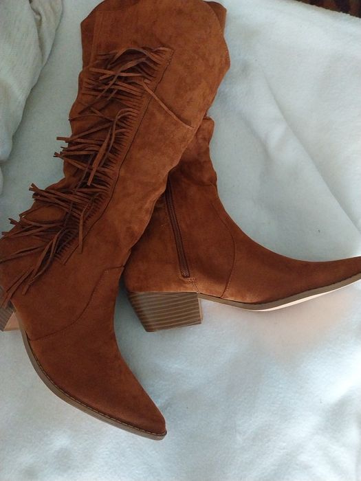 Texanas cano alto com franjas  T40 Novas a estrear