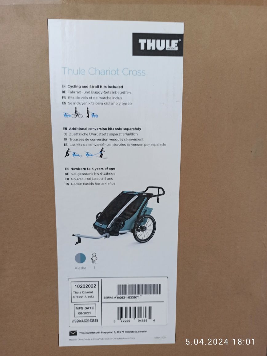 Thule Chariot Alaska (dla jednego dziecka)