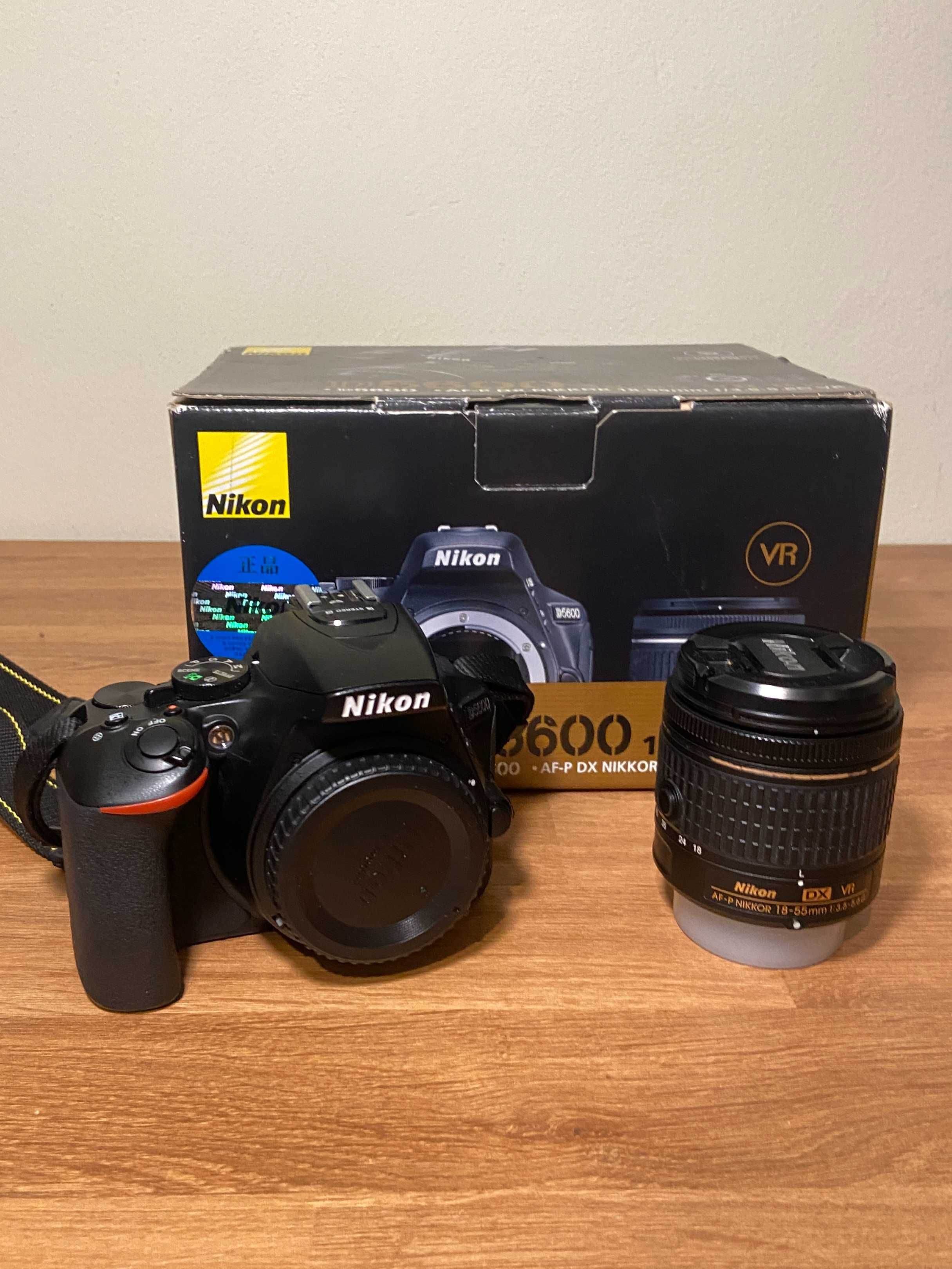 Máquina Fotográfica NIKON D5600 + AF- P 18-55mm VR