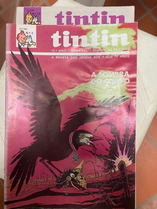 Revista Semanário Tintin - grande conjunto de revistas