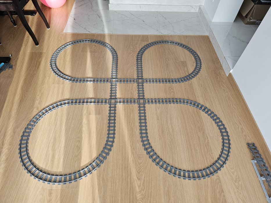 Lego train - tory kolejowe 100 sztuk 60337, 60470, 60336, 60198, 60197