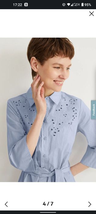 Сукня-рубашка, нова / платье рубашка 
Склад: 100% котон
Розмір: 36 є