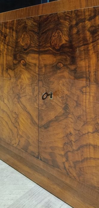 biblioteka Halabala regał na książki półki komoda długa