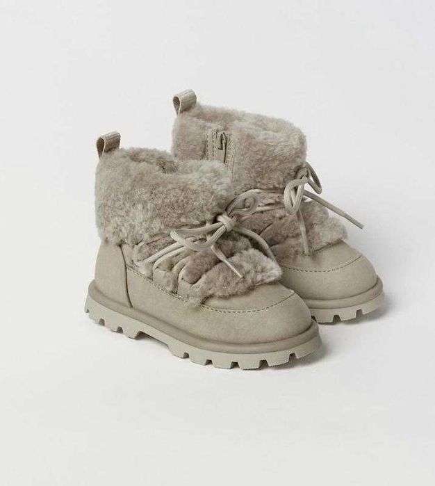 Зимові черевики Zara для дівчинки