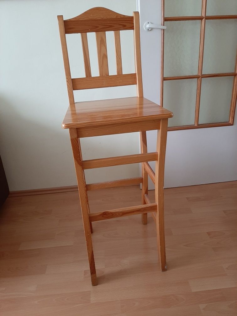 Krzesło drewniane, hoker