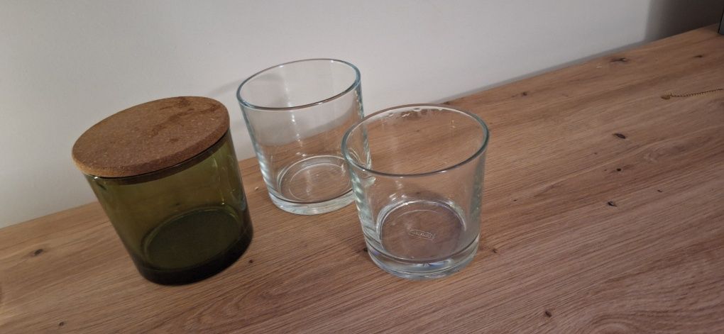 DIY 6 pojemników szklanych do wyrobu świec