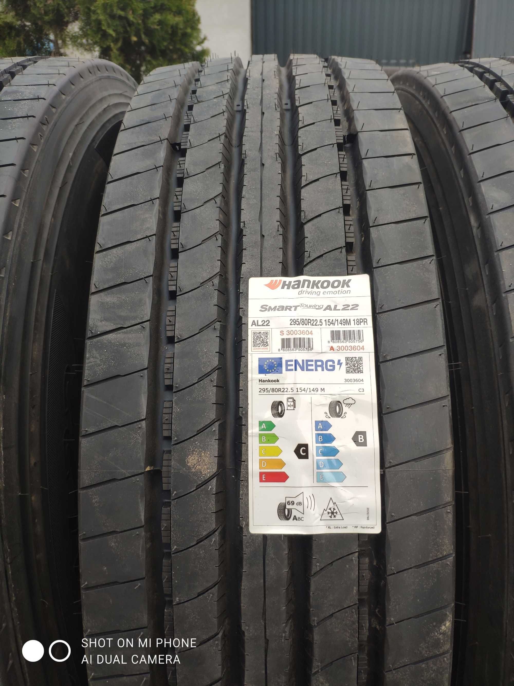 Opony 295/80R22,5 " HANKOOK Smart Touring AL22 komplet 4szt Prowadzące