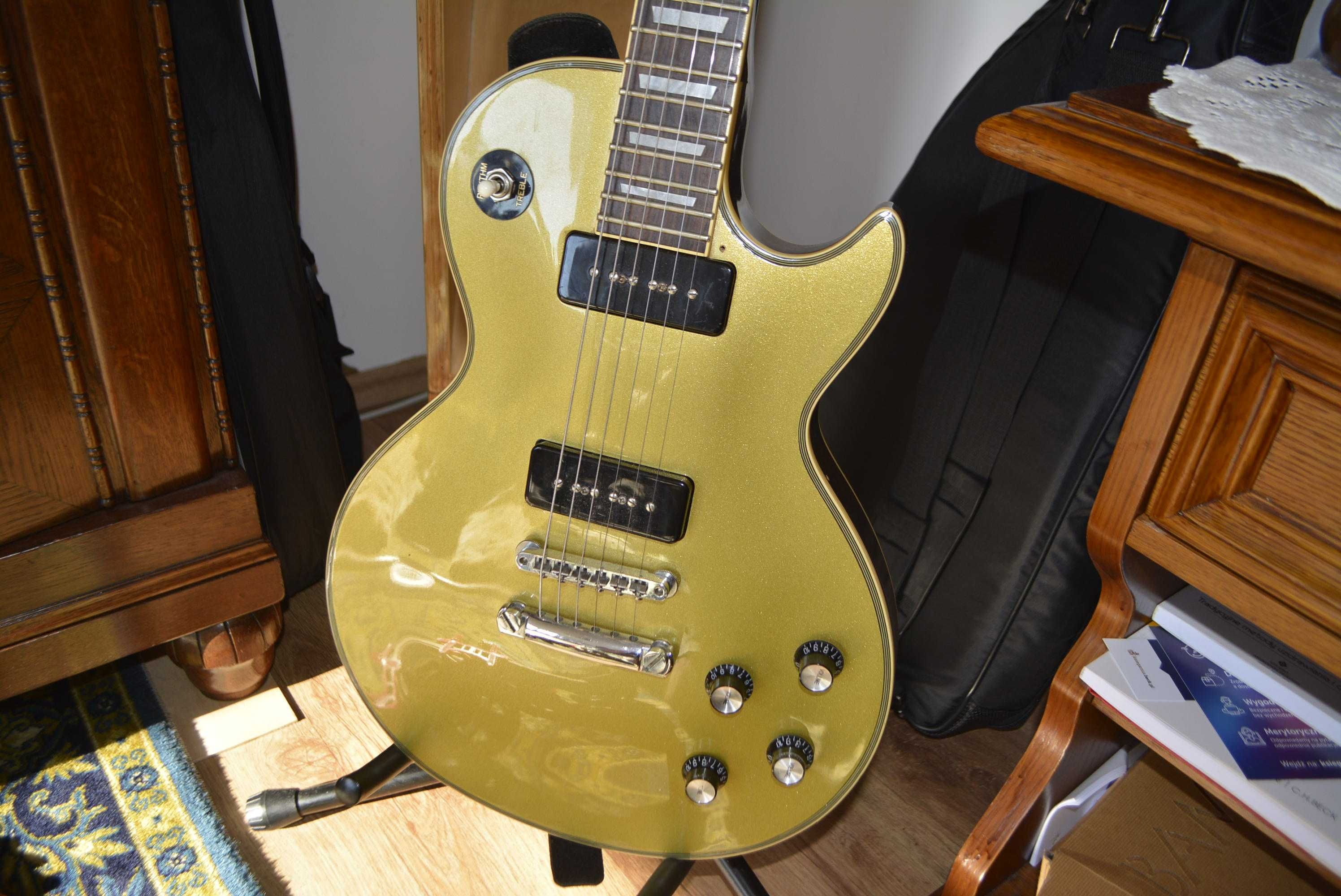 Gitara Hohner L90 Les Paul Gold Top P90  (Gibson Epiphone Ibanez) 1983