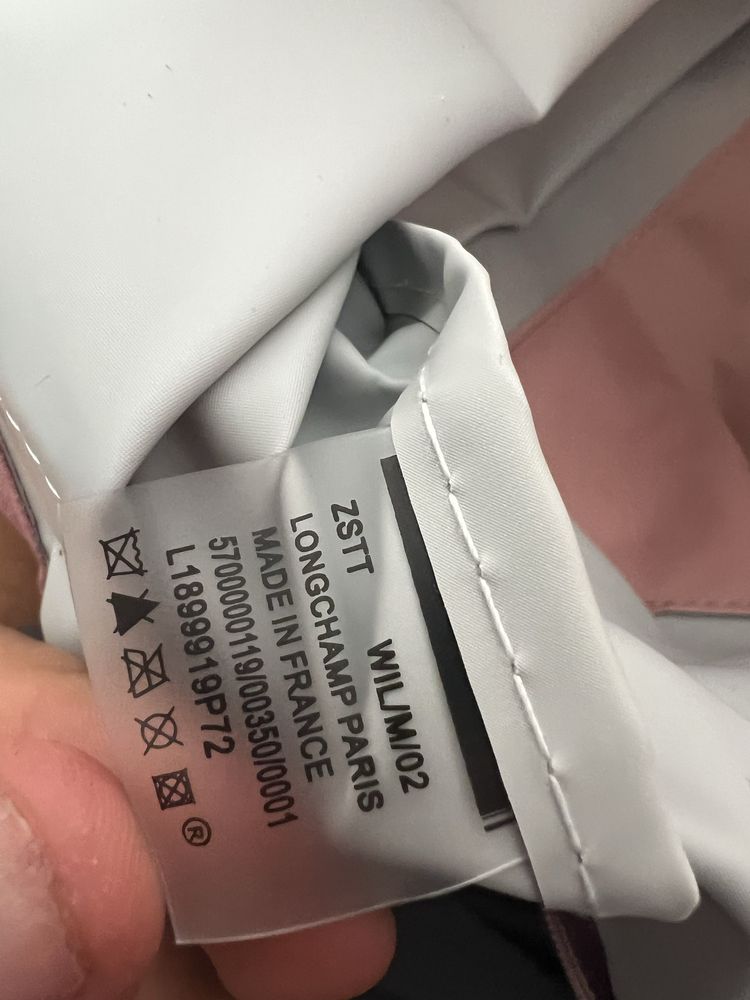 Mala Longchamp rosa tamanho L