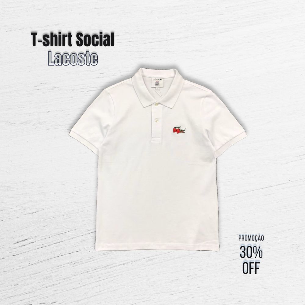 Camisa lacoste x netflix
