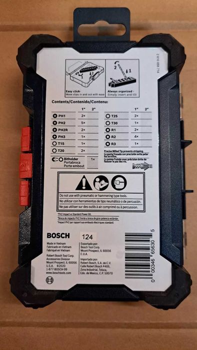 Набор бит Bosch SDMSD24 Impact 24 шт.