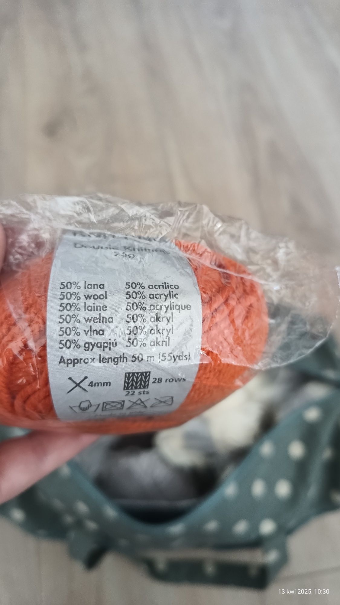 Zestaw włóczek drutów zwykle proste na żyłce wełna akryl deagostini