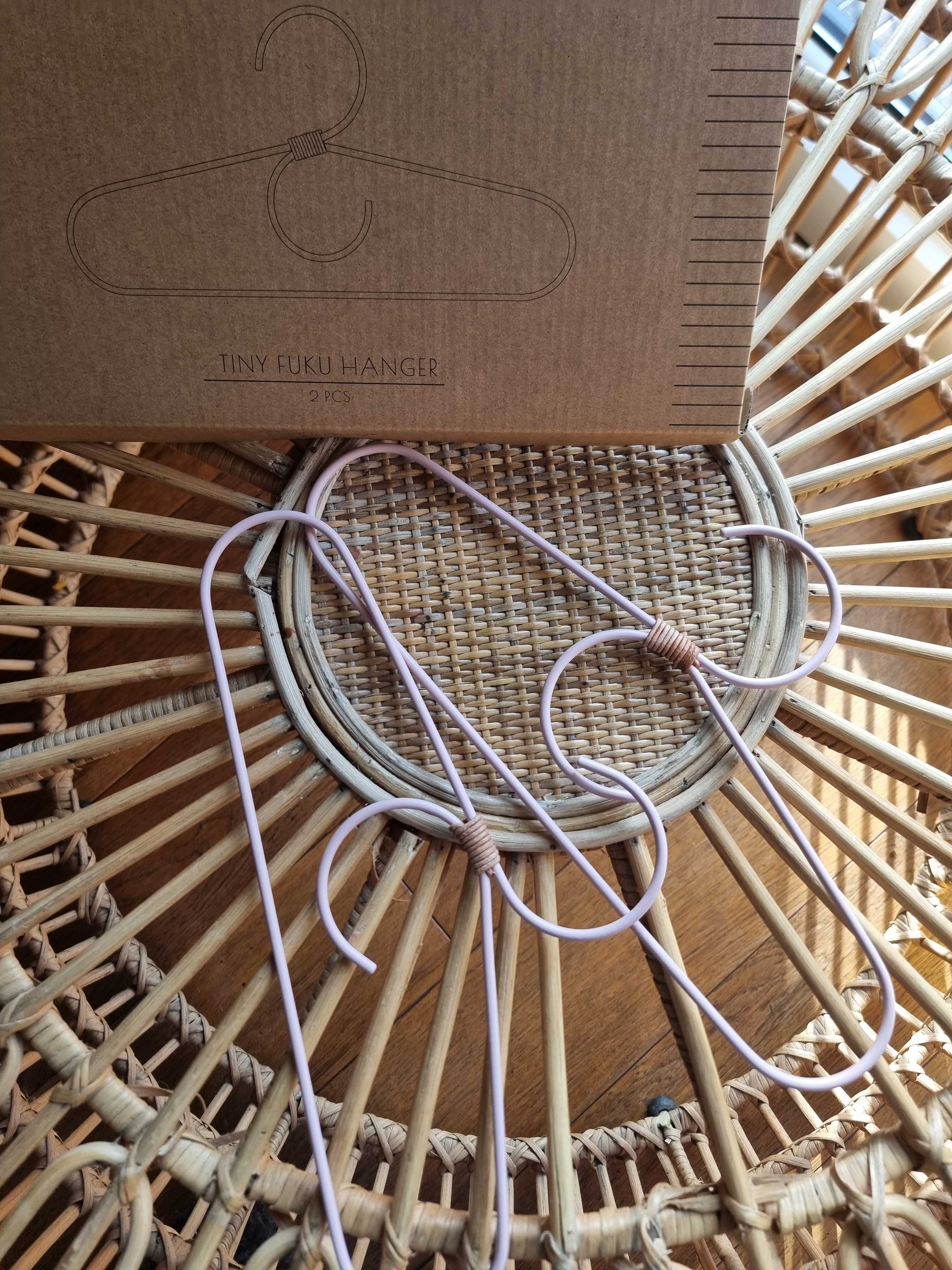 Oyoy wieszaki dziecięce tiny fuku hanger 2szt ozdobne skóra