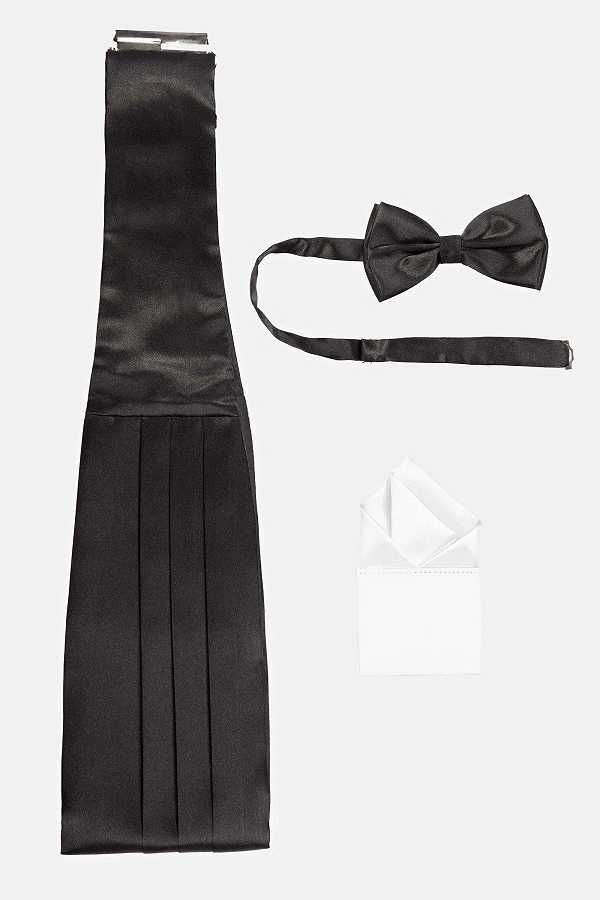 Elegancki Smoking Lincoln Navy Blue z dodatkami - Stan jak nowy