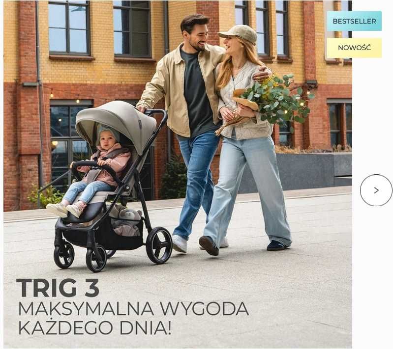 Wózek spacerowy TRIG do 25kg nowy