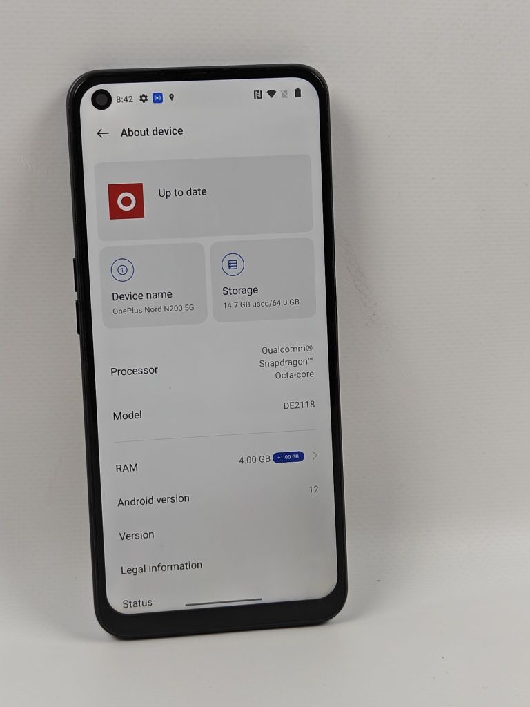OnePlus Nord N200 , Snapdragon 480 ,4/64